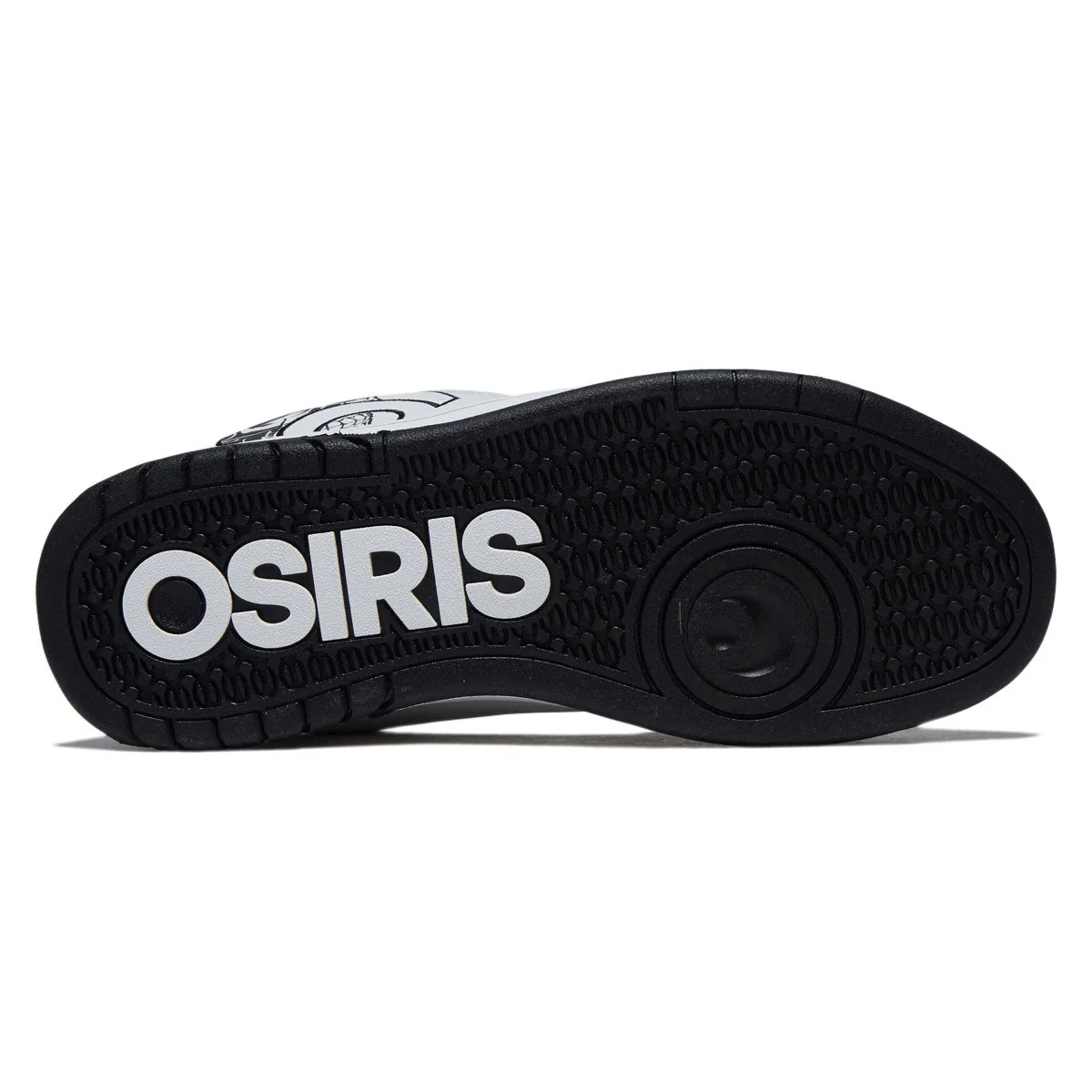 Osiris Troma Alt Shoes - White/Black/Skull - Image 4