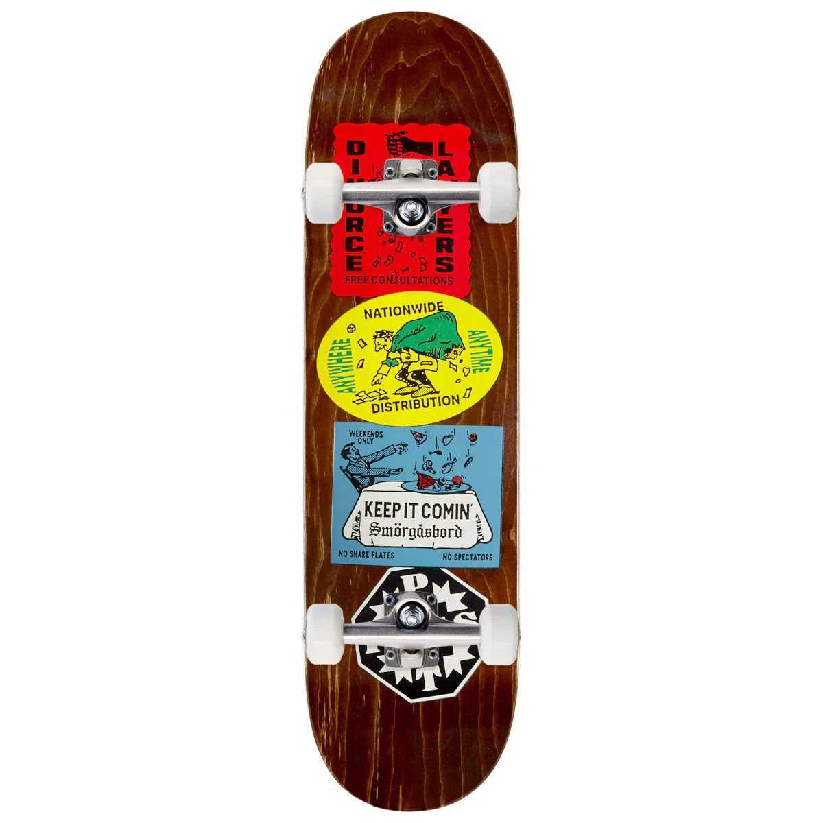 Passport Coaster Series Distribution Skateboard Complete - 8.50"