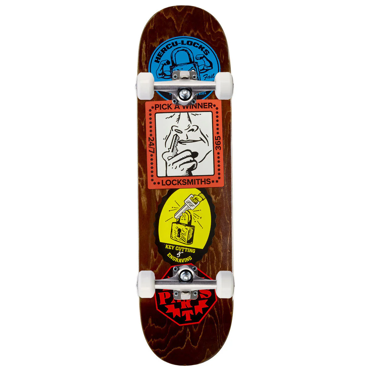 Passport Coaster Series Locksmith Skateboard Complete - 8.25"