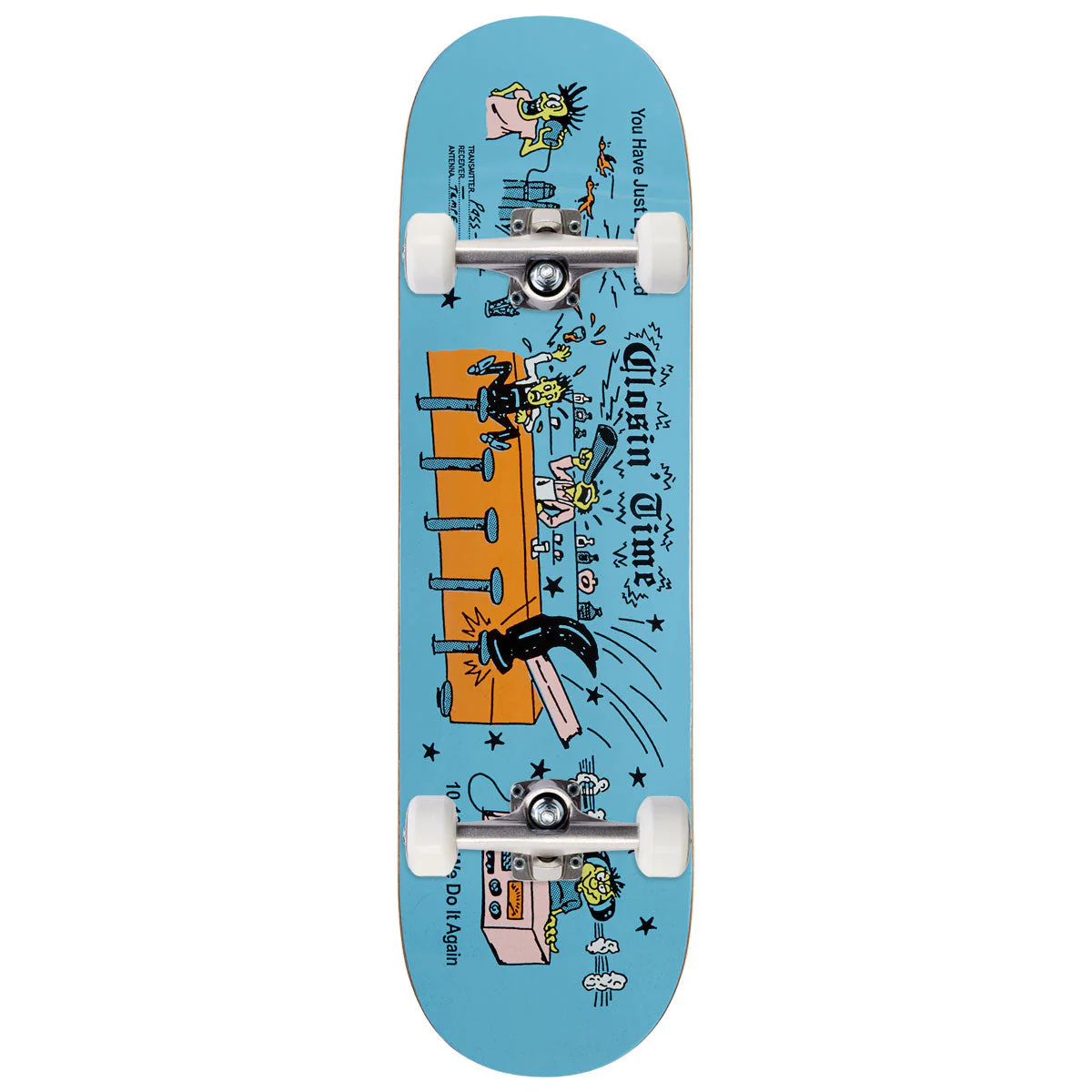 Passport Eyeball Series Closin Time Skateboard Complete - 8.874"