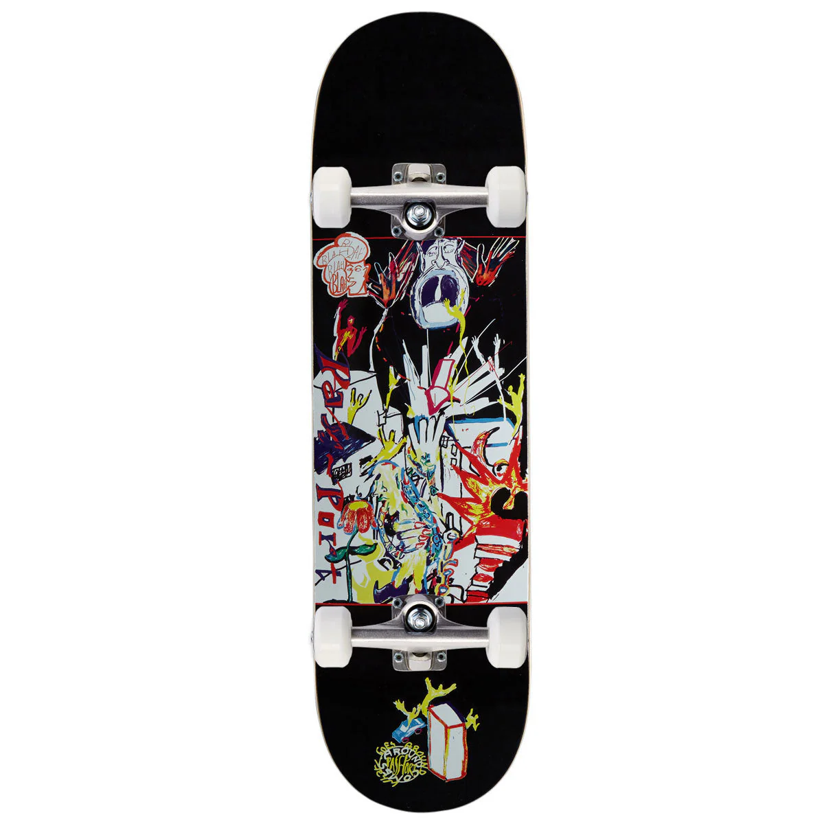 Passport Heaven & Hell Series Goes Around Skateboard Complete - 8.50"