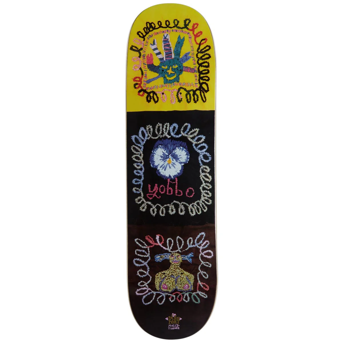 Passport Molly Turner Series Faces Skateboard Deck - 8.38"