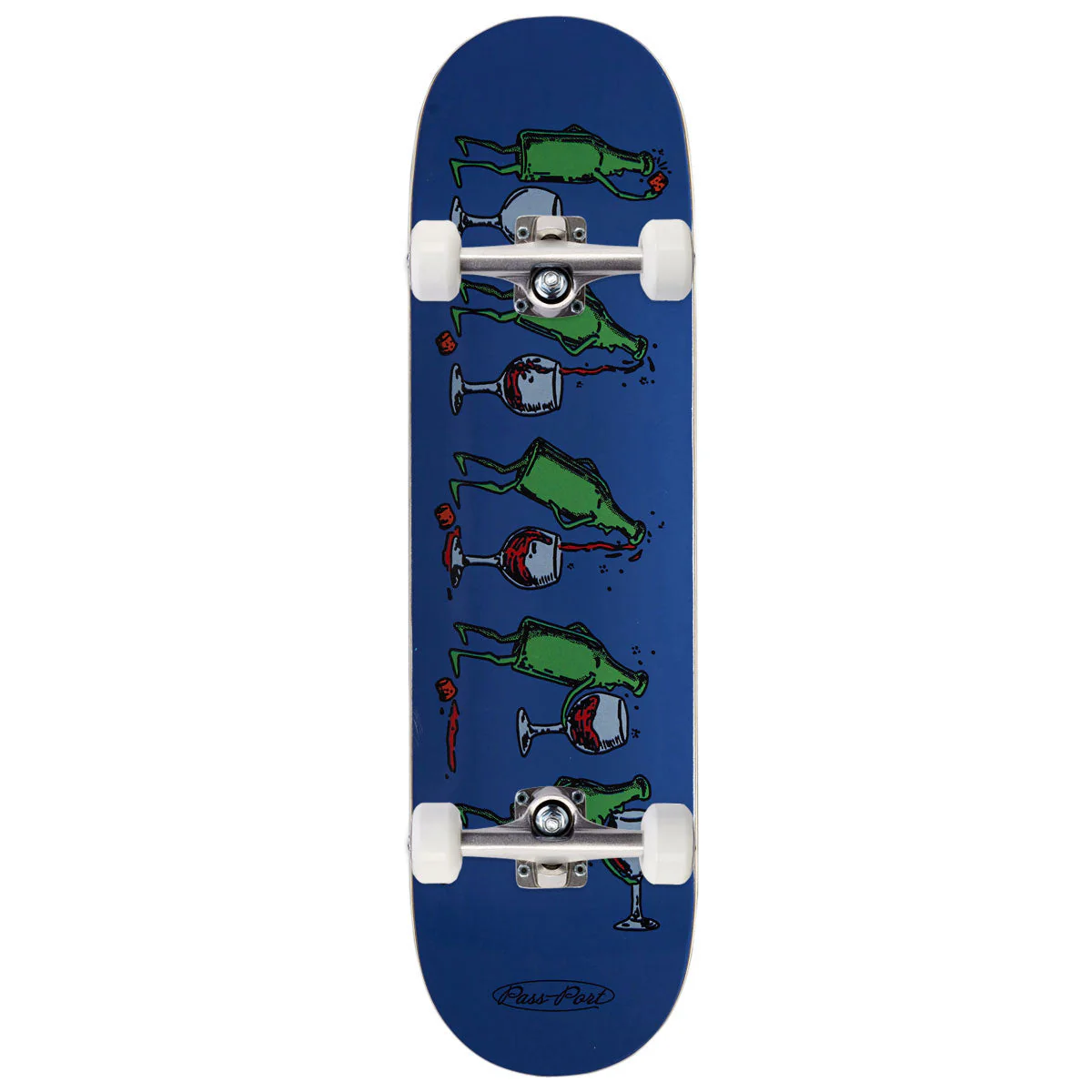 Passport Over It Series On The Bottle Skateboard Complete - 8.50"