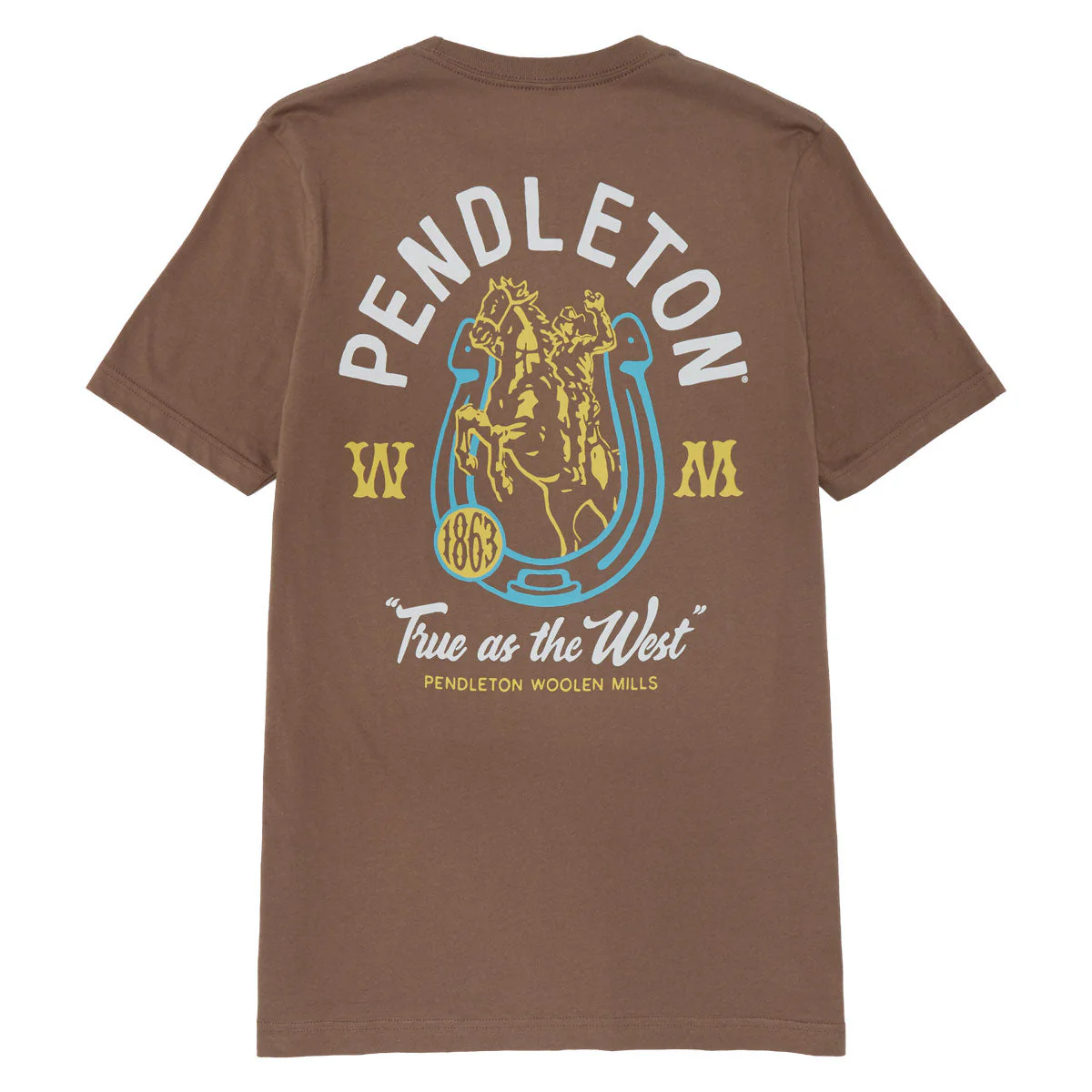 Pendleton True West Horseshoe T-Shirt - Vintage Brown/Multi