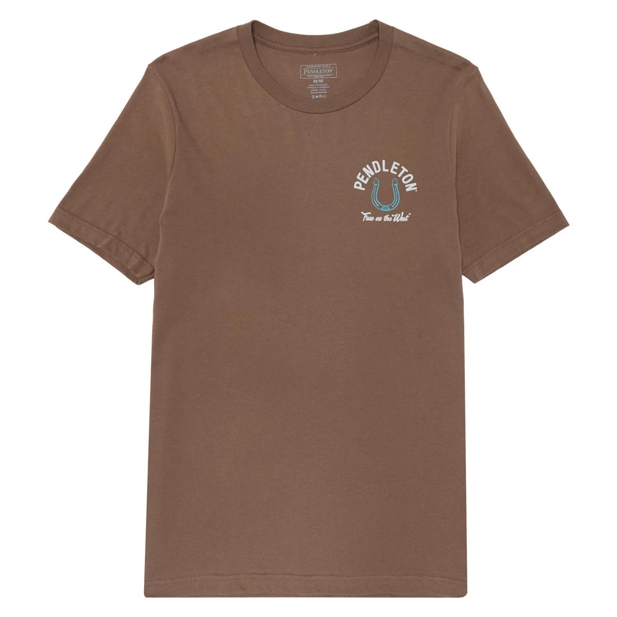Pendleton True West Horseshoe T-Shirt - Vintage Brown/Multi - Image 2