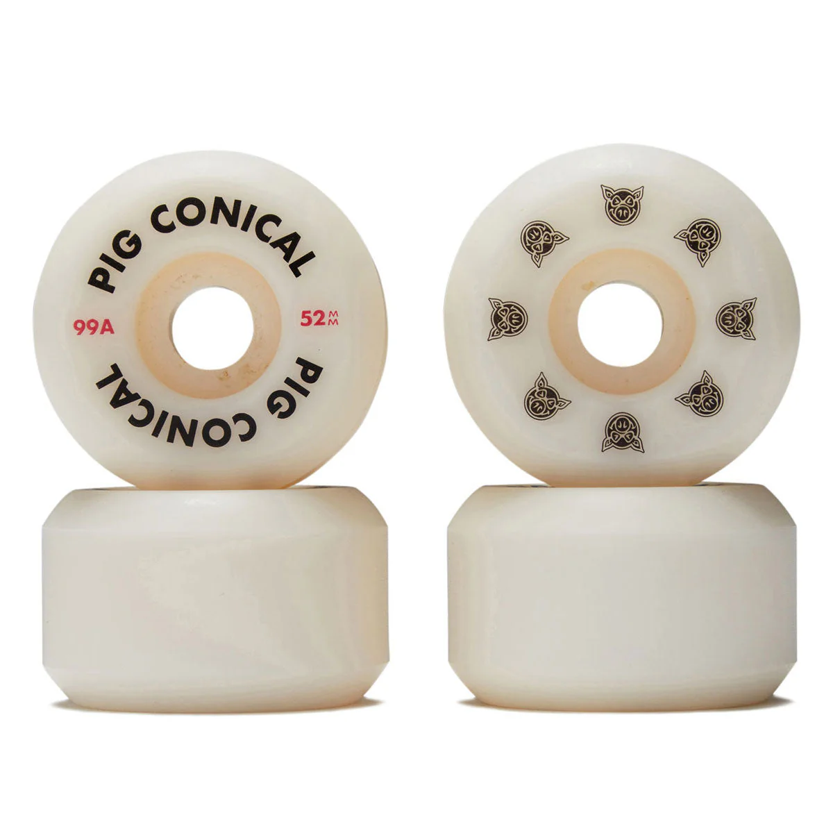 Pig Conical 99a Skateboard Wheels - 52mm - Image 2