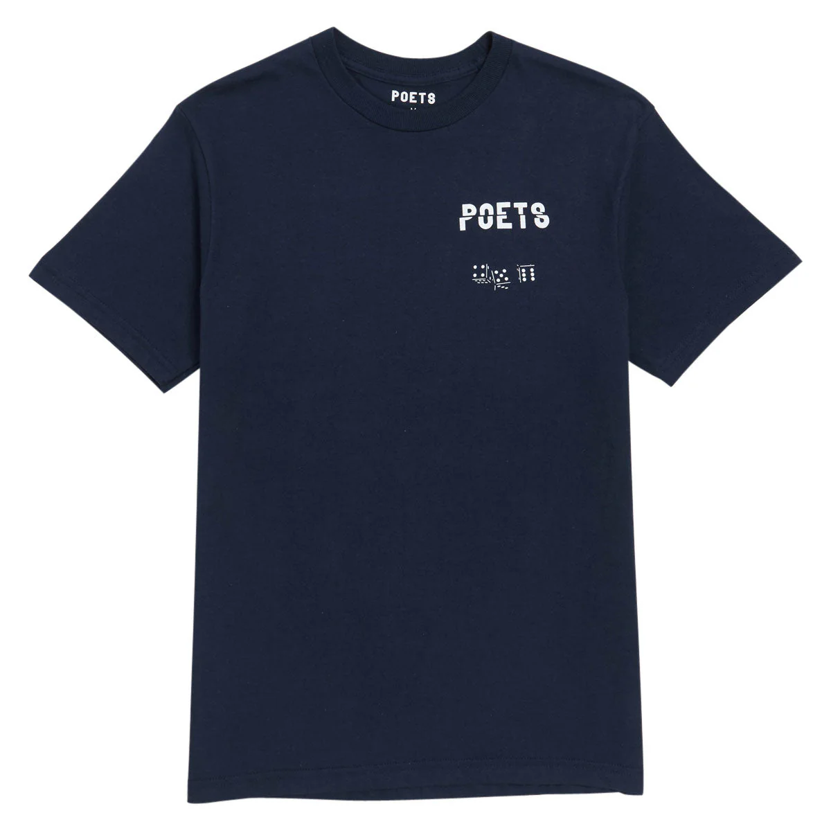 Poets Cee-Lo Screened T-Shirt - Navy