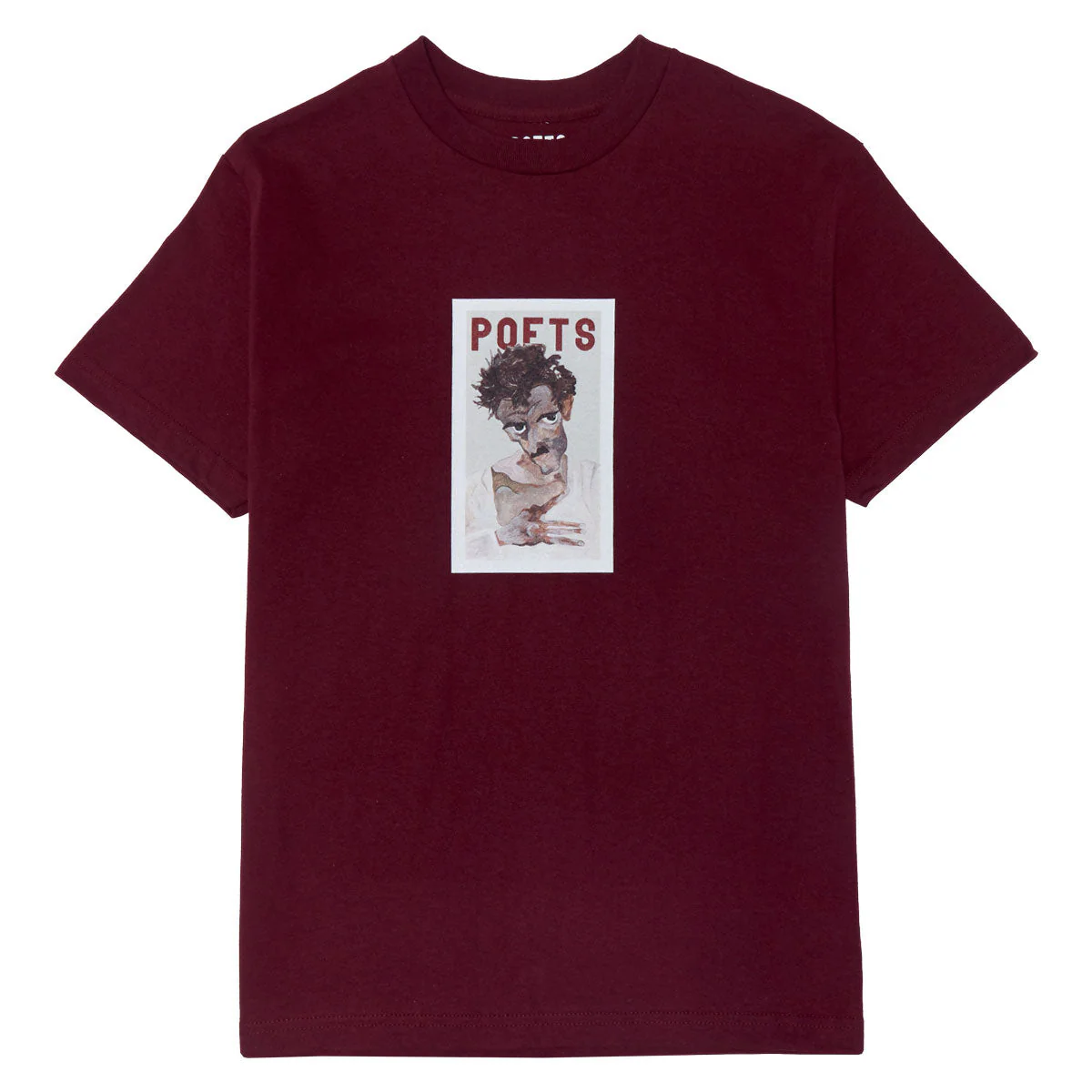 Poets Torment T-Shirt - Burgundy