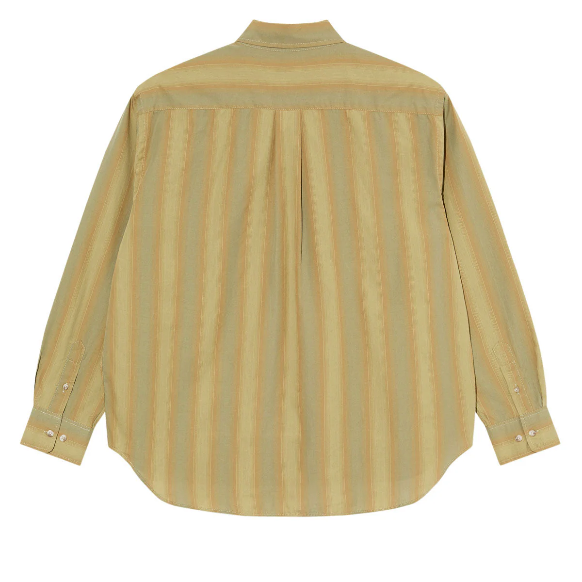 Polar Ben Long Sleeve Shirt - Green Stripe - Image 2