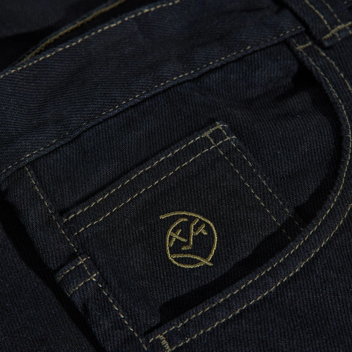 Polar Big Boy Jeans - Black/Dark Olive - Image 3