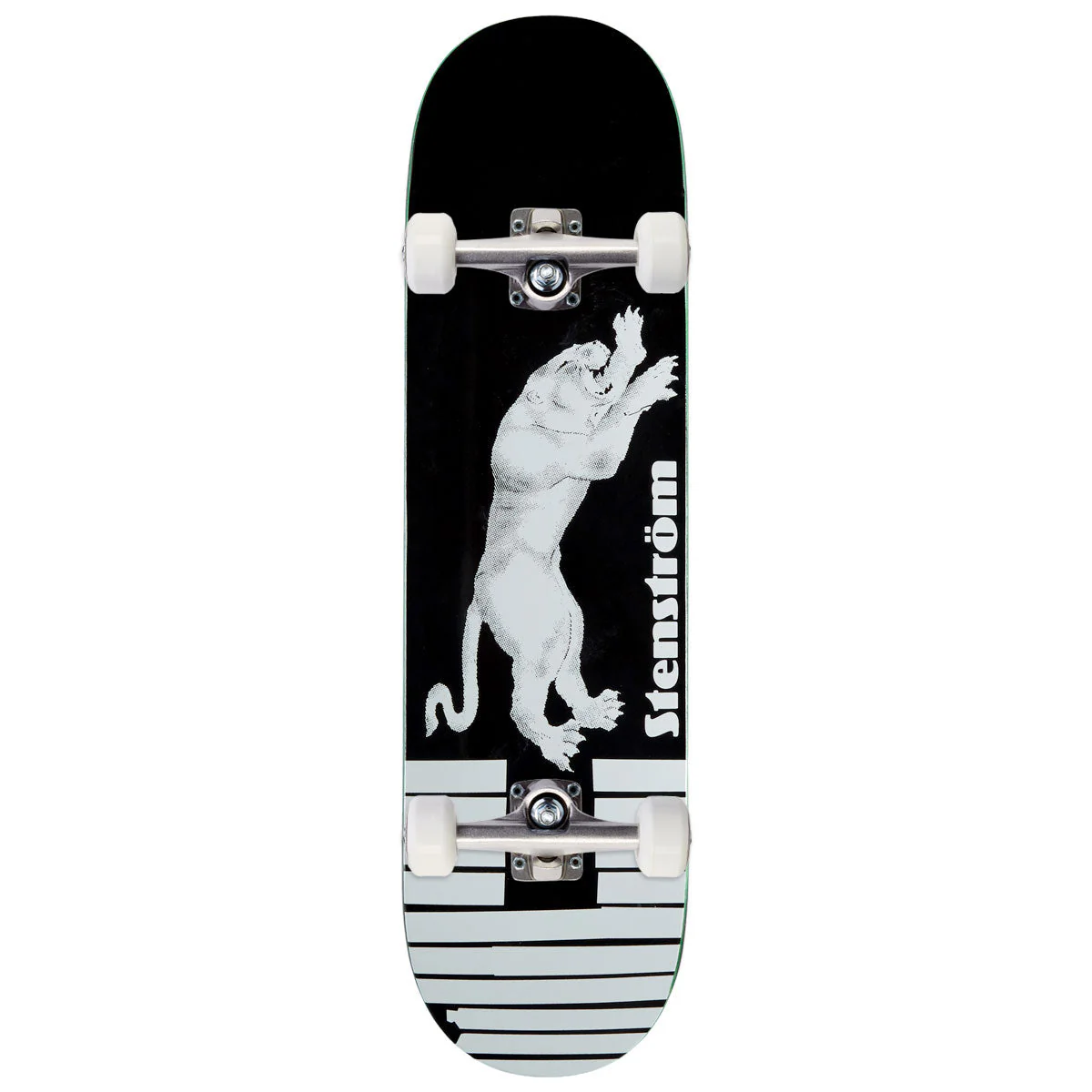 Polar David Stenström Tape & Panther Skateboard Complete - Black - 8.375"