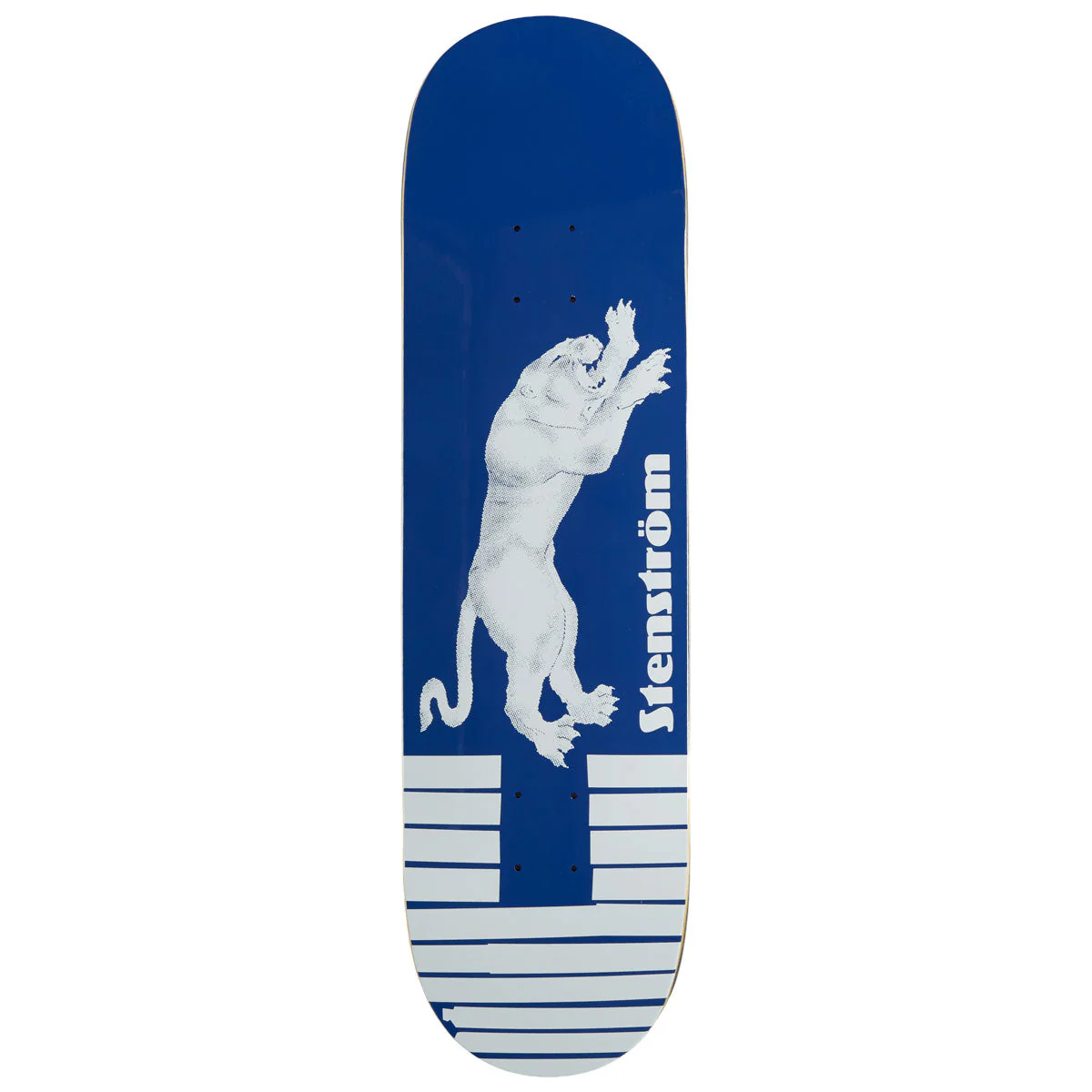 Polar David Stenström Tape & Panther Skateboard Deck - Blue - 8.50"