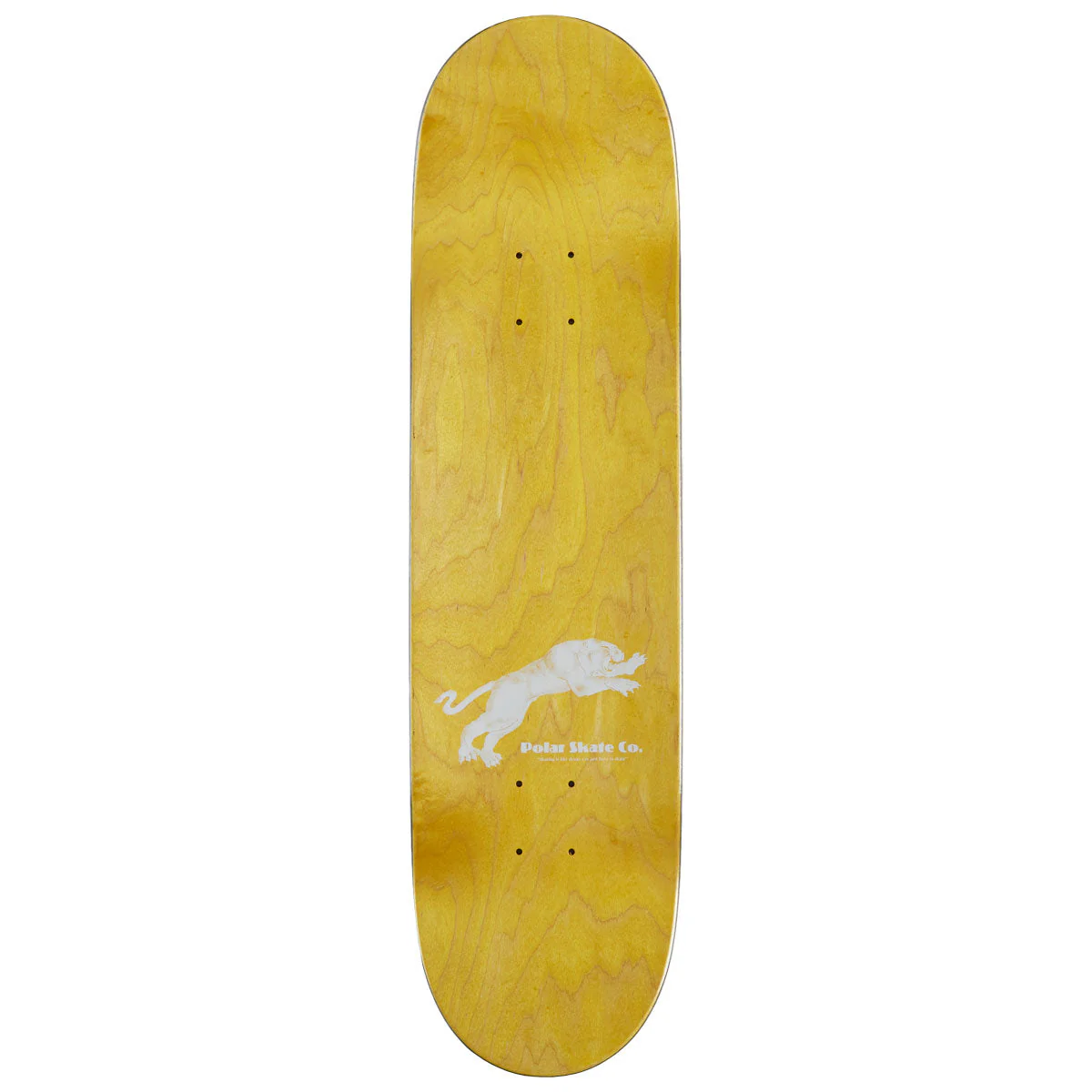 Polar David Stenström Tape & Panther Skateboard Deck - Blue - 8.50" - Image 2