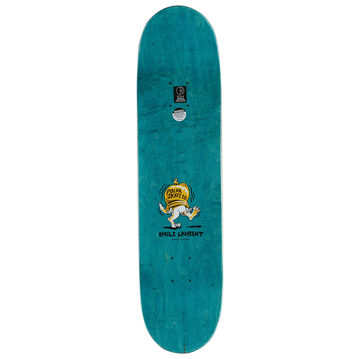 Polar Emile Laurent Accordion Dog Skateboard Deck - 7.875" - Image 2