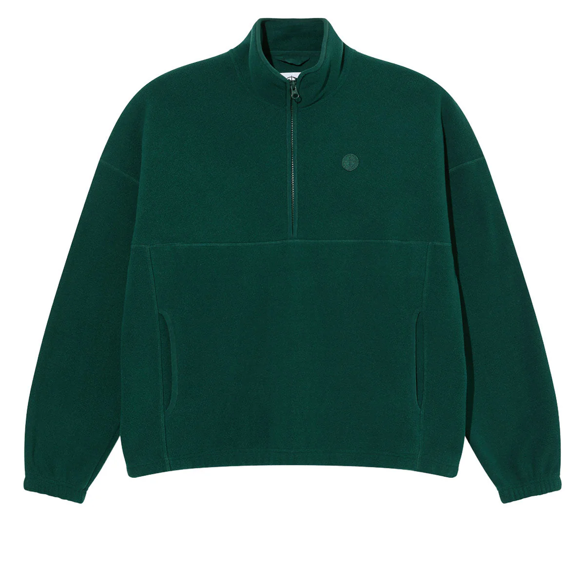 Polar Ivan Half Zip Sweatshirt - Dark Emerald