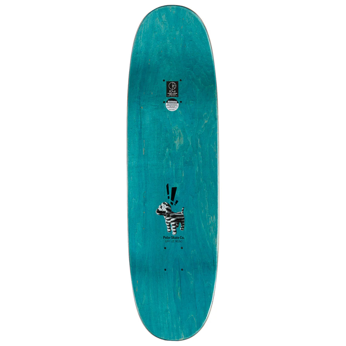 Polar Jamie Platt My Music Eyeball Shape Skateboard Deck - 8.85" - Image 2