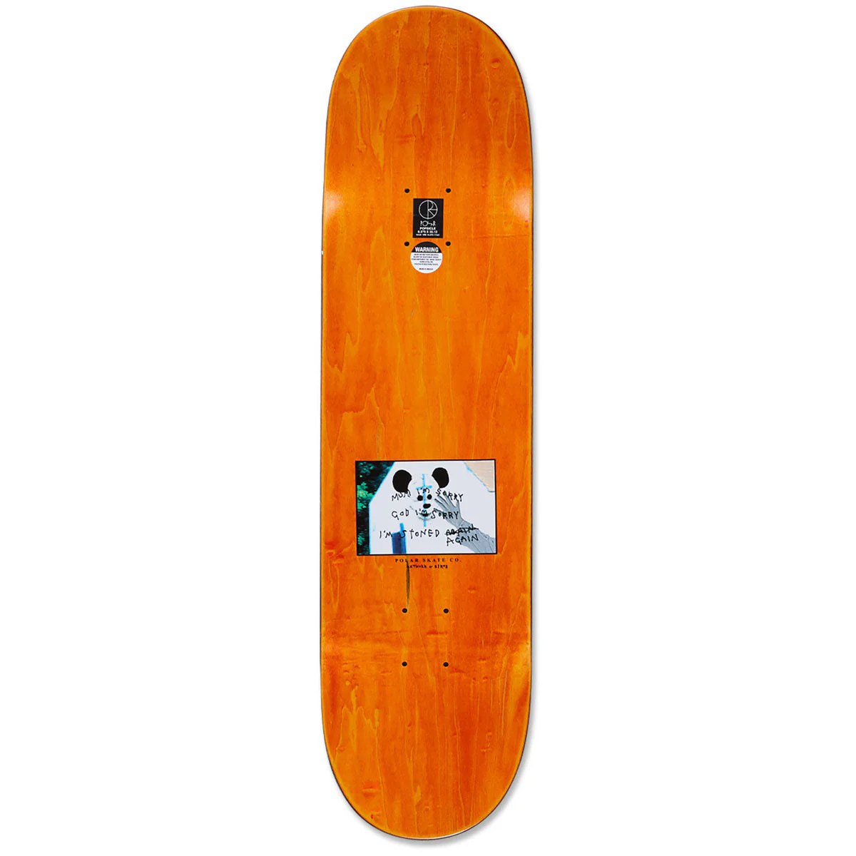 Polar Nick Boserio Jesus Skateboard Deck - 8.38" - Image 2