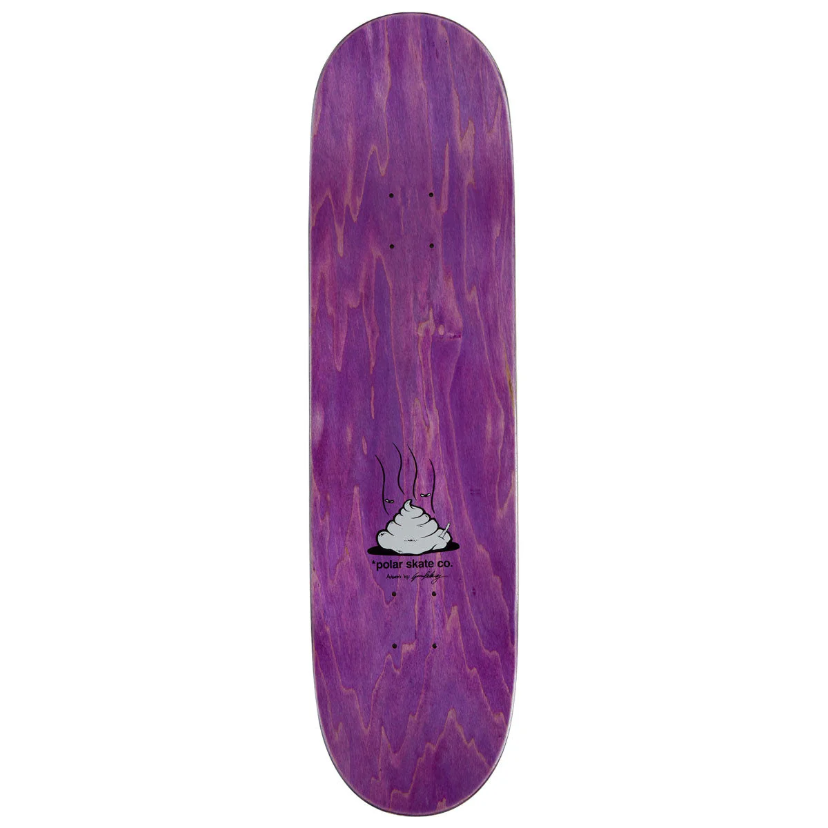 Polar Nick Boserio Useless Wooden Dog Short Skateboard Deck - Yellow - 8.50" - Image 2