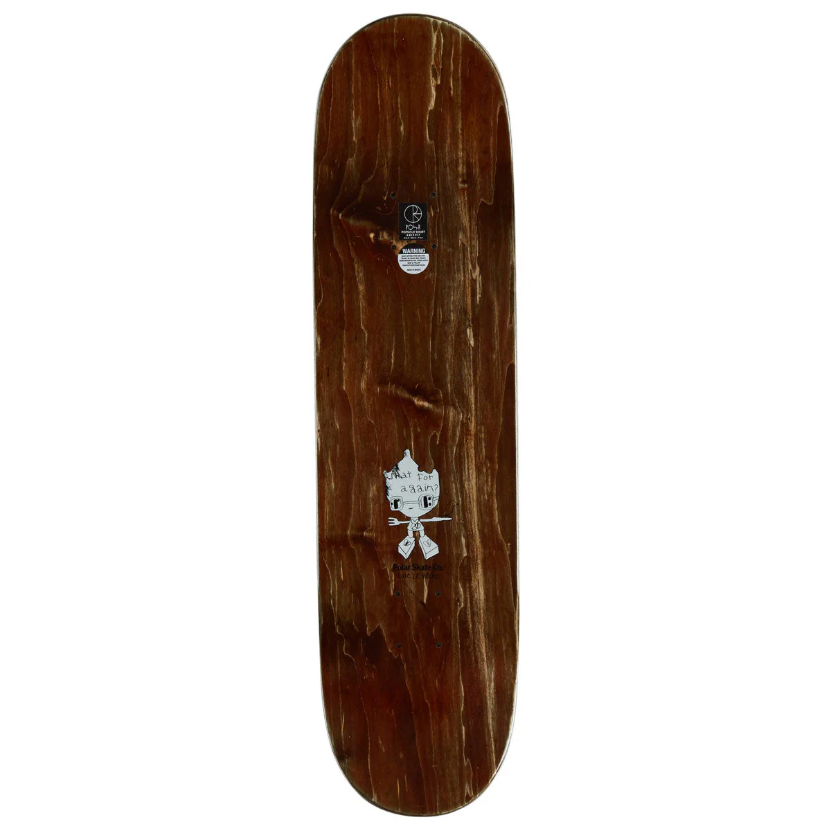 Polar Oski I Think You Perfect Skateboard Complete - Brown - 8.25" - Image 2