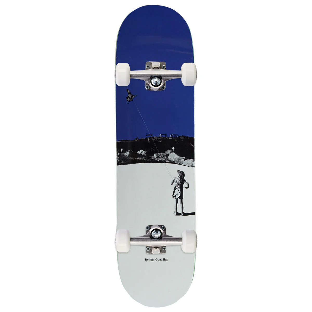 Polar Roman Gonzalez Kite Skateboard Complete - Blue - 8.125"