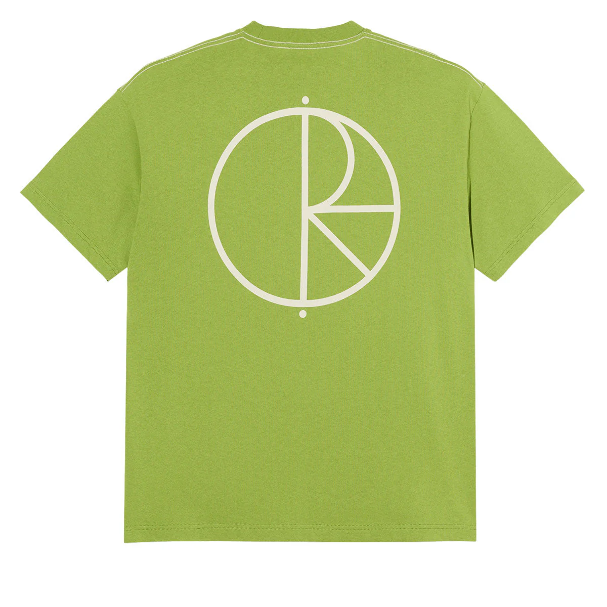 Polar Stroke Logo Contrast T-Shirt - Peridot