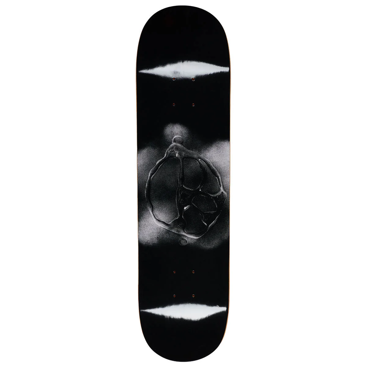 Polar Stroke Logo Team Skateboard Deck - Black - 8.00"