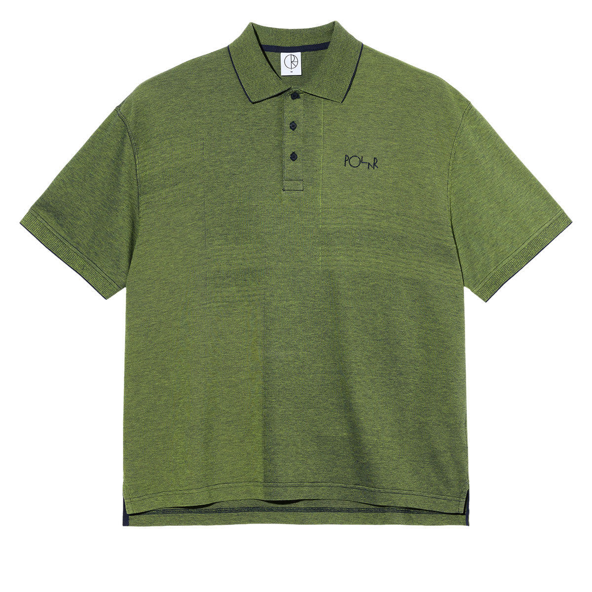 Polar Surf Pique Polo Shirt - Green/Blue