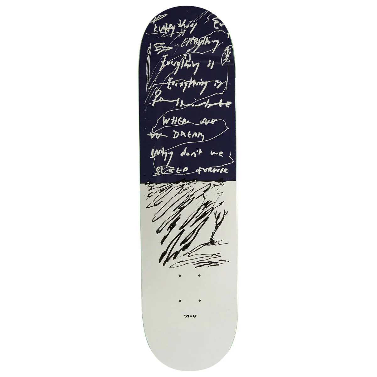 Polar Team Alv Sleep Forever Skateboard Deck - 8.25"