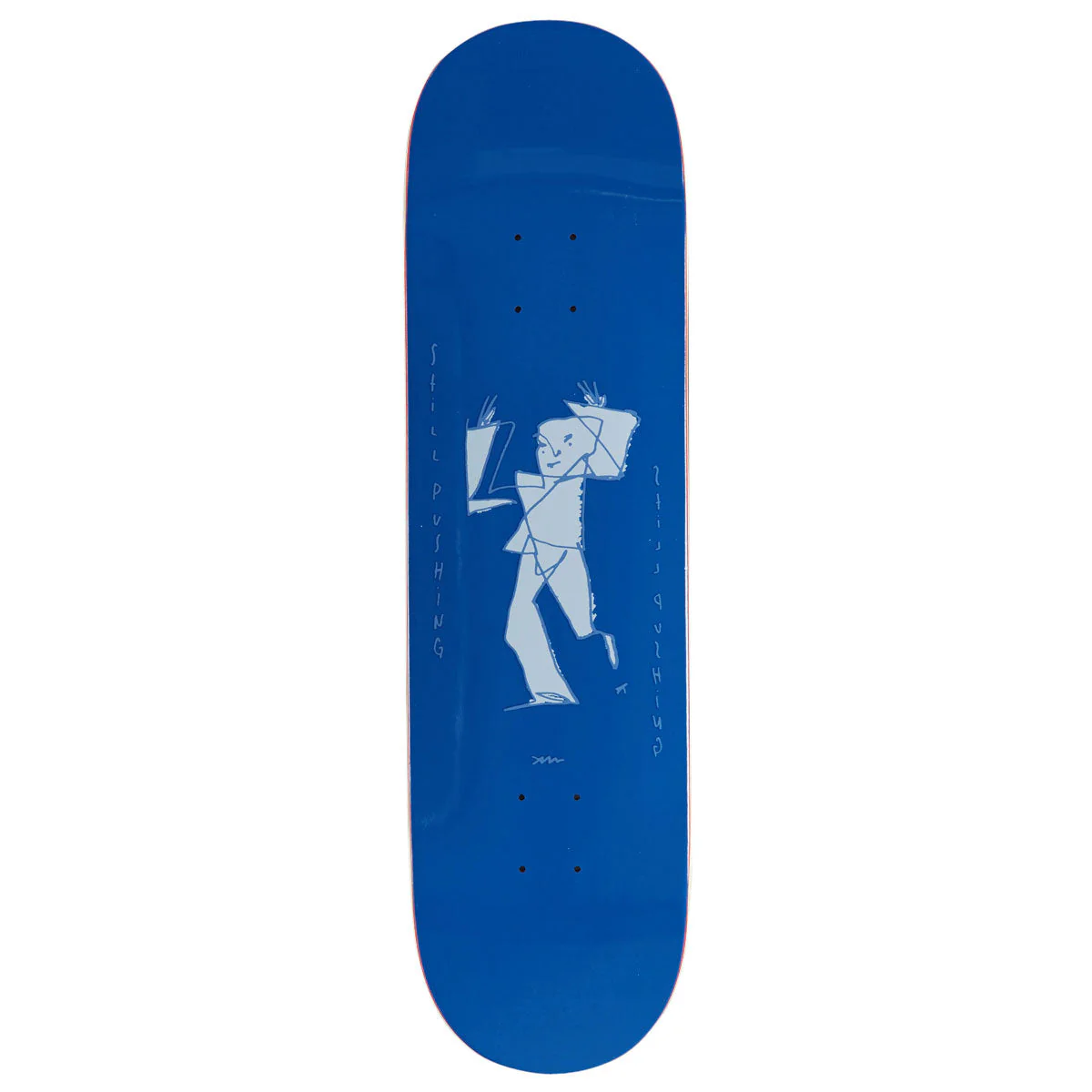 Polar Team Alv Still Pushing Skateboard Deck - 8.50"