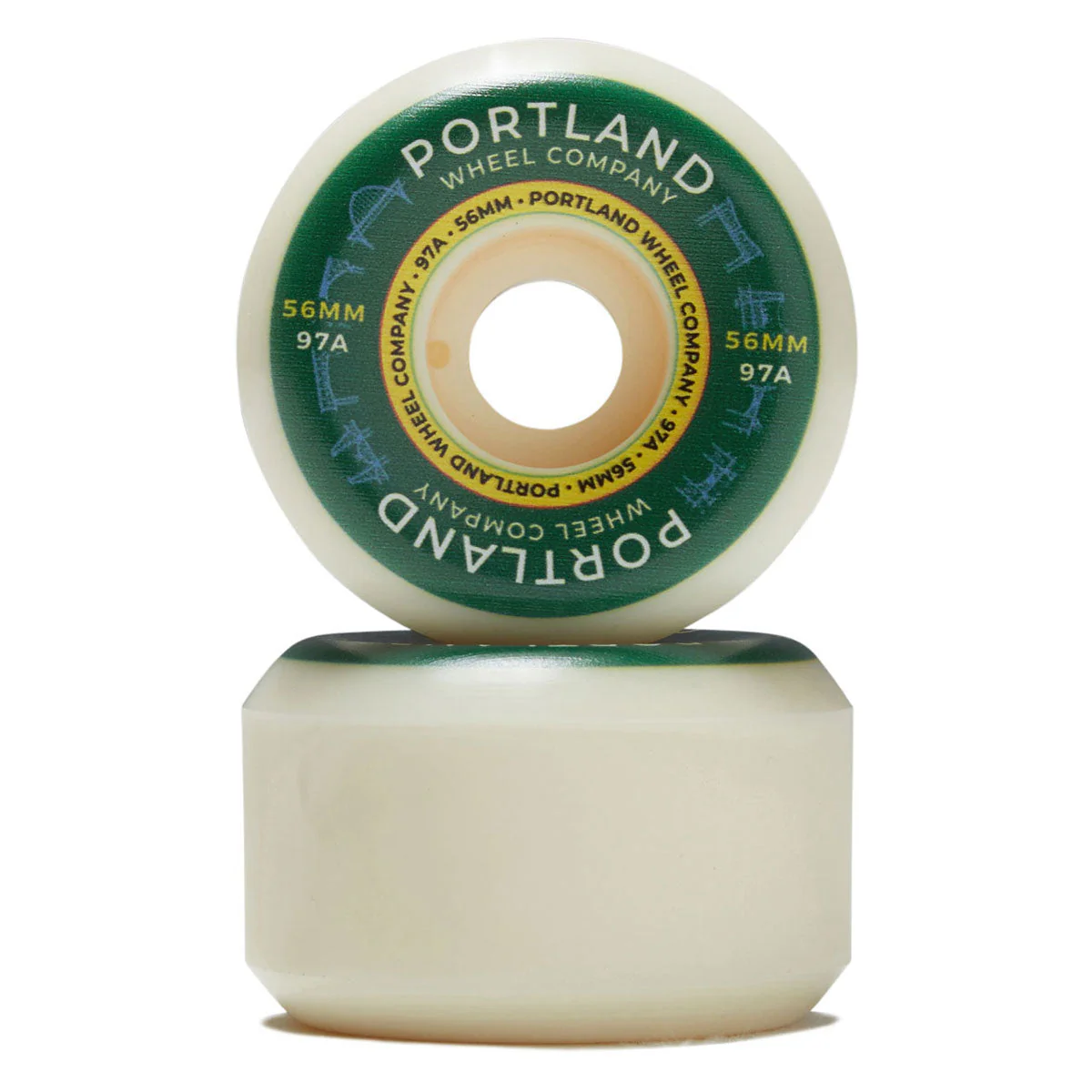 Portland Wheel Company Bridge Town 97d Skateboard Wheels - 56mm - Image 2