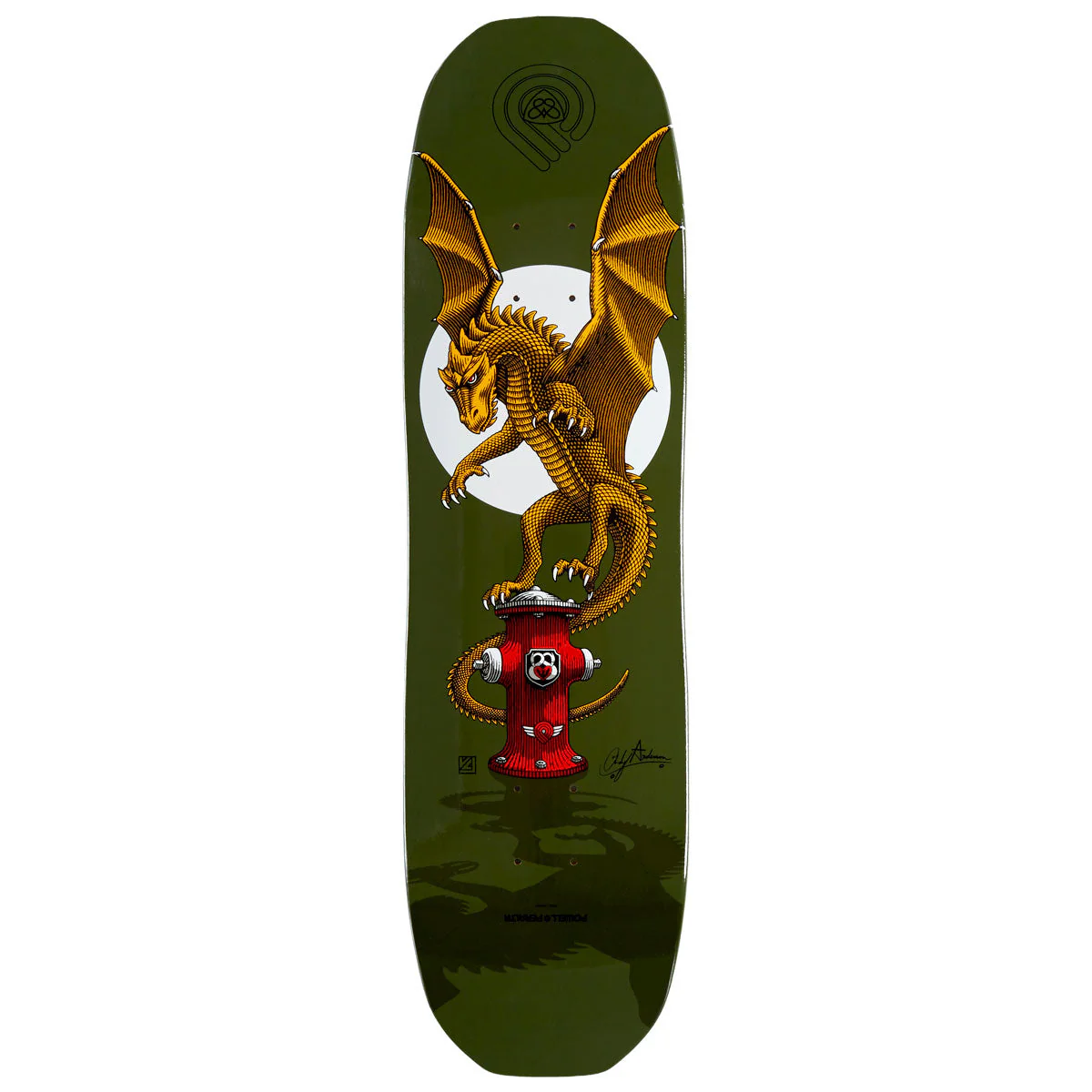 Powell-Peralta Andy Anderson Hydrant Power Lines Skateboard Deck - 8.40"