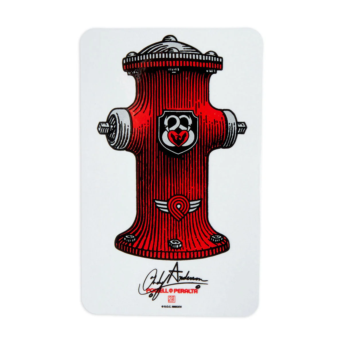 Powell-Peralta Andy Anderson Hydrant Sticker