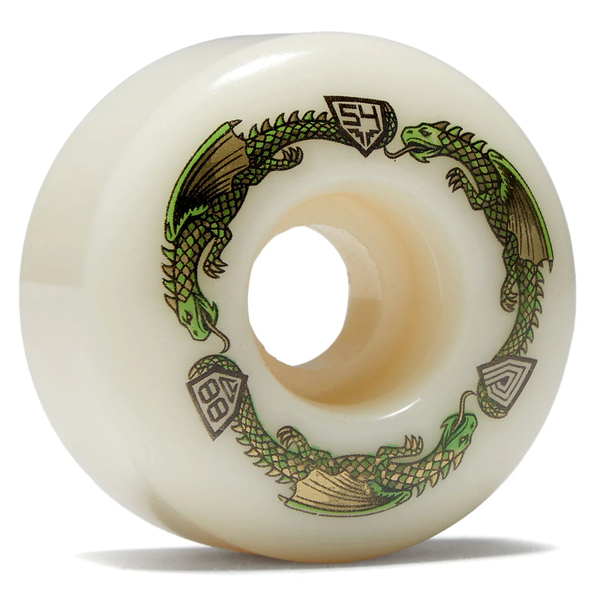 Powell-Peralta Dragon Formula 88a V4 Skateboard Wheels - Off White - 54mm