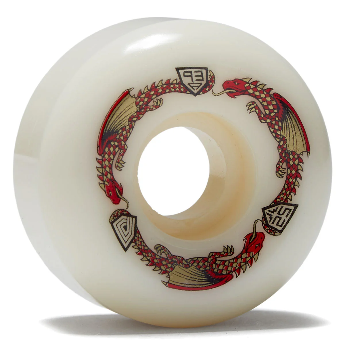Powell-Peralta Dragon Formula 93a V5 Skateboard Wheels - Off White II - 52mm