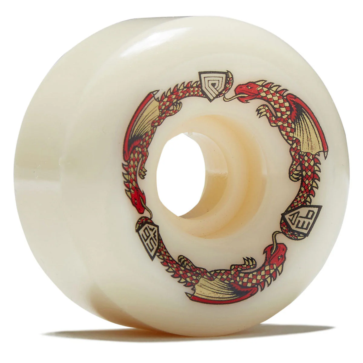Powell-Peralta Dragon Formula 93a V6 Skateboard Wheels - Off White - 56mm