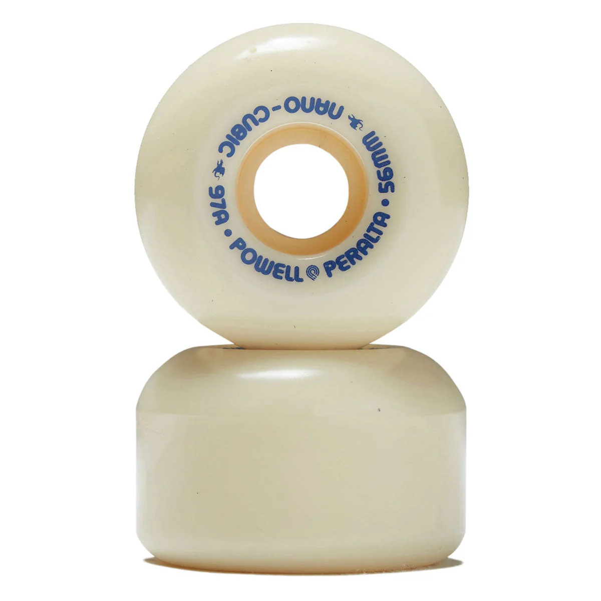 Powell-Peralta Dragon Formula Nano Cubic 97a Skateboard Wheels - Off White - 56mm - Image 2