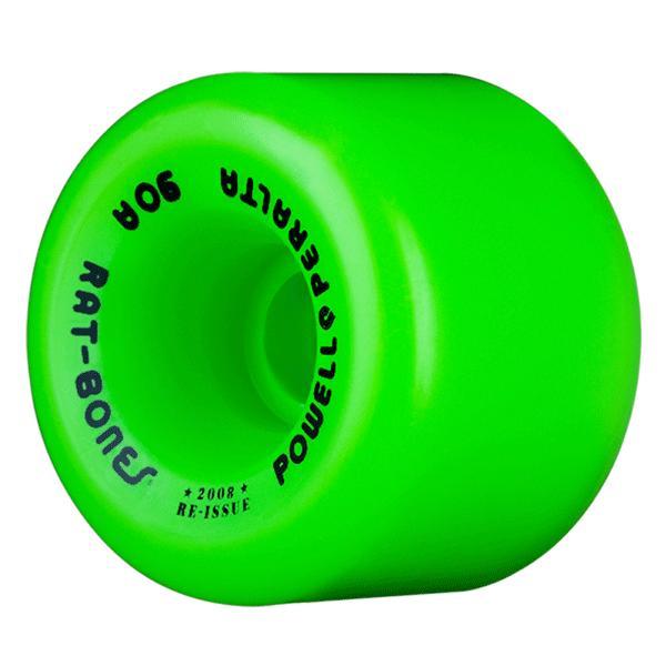 Powell-Peralta Rat Bones 90A Skateboard Wheels - Green - 60mm