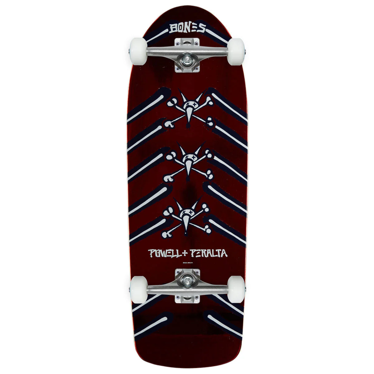 Powell-Peralta Rat Bones OG 01 Skateboard Complete - Navy/Red Foil - 10.00"