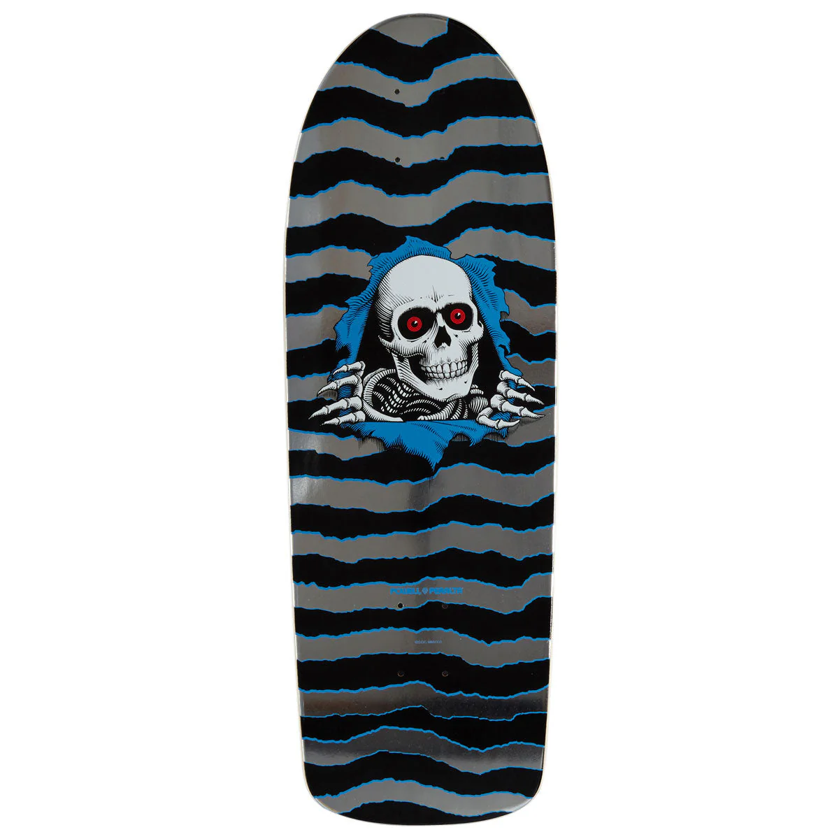 Powell-Peralta Ripper OG 16 Skateboard Deck - Silver Foil - 10.00"