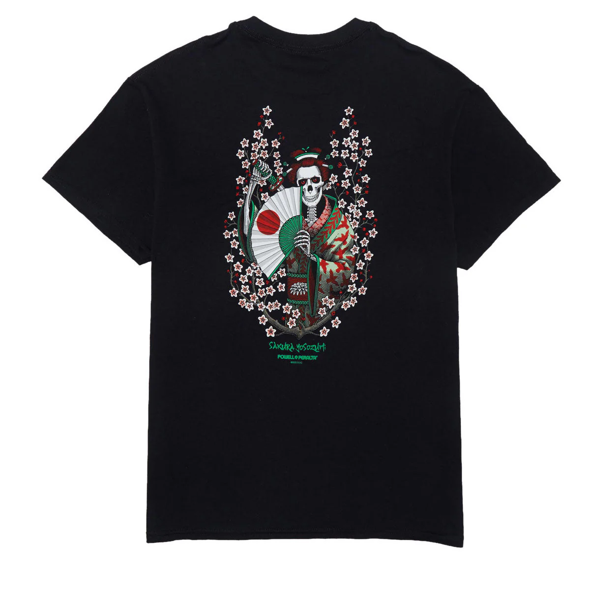 Powell-Peralta Sakura Yosozumi Samurai T-Shirt - Black