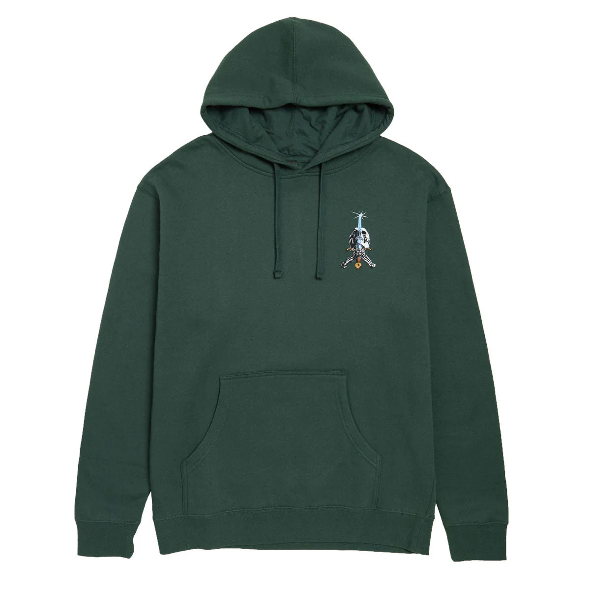 Powell-Peralta Skull And Sword Hoodie - Alpine Green - Image 2