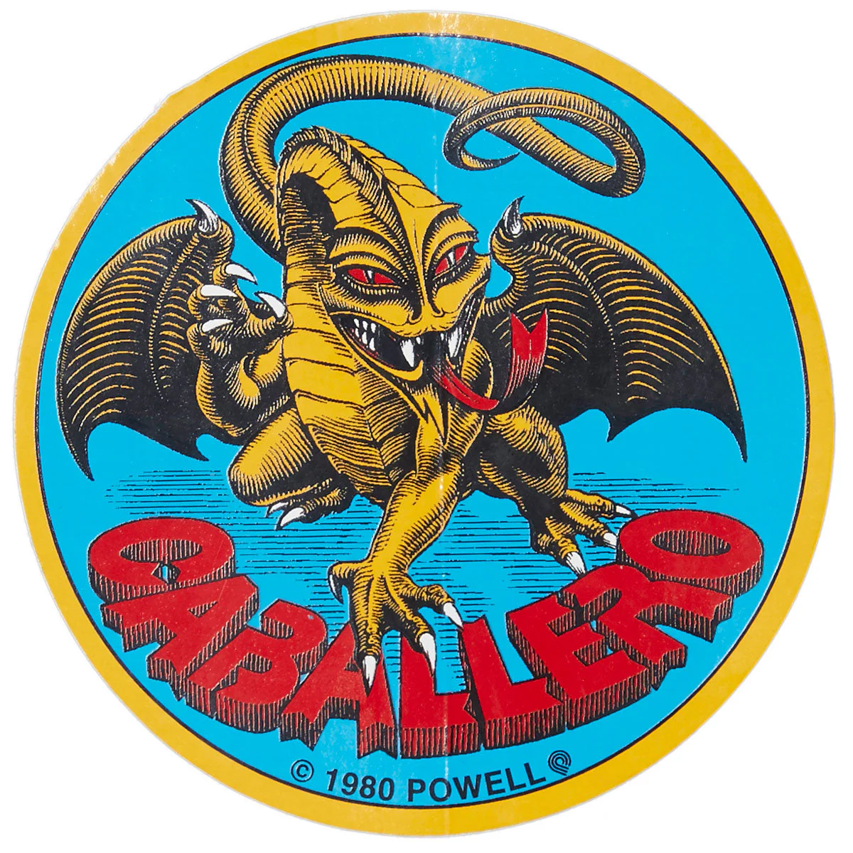 Powell-Peralta Steve Caballero Original Dragon Sticker - 3.5"