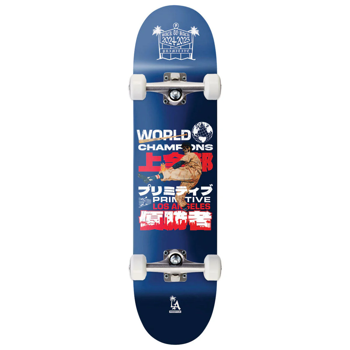 Primitive Last Pitch Skateboard Complete - Blue - 8.25"