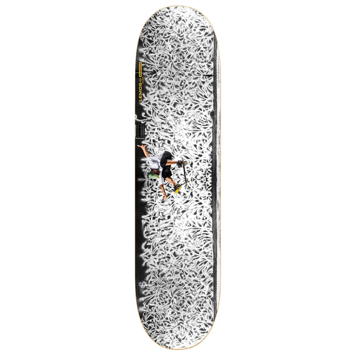 Primitive Lemos Sliks Wall Skateboard Deck - Multi - 8.25"