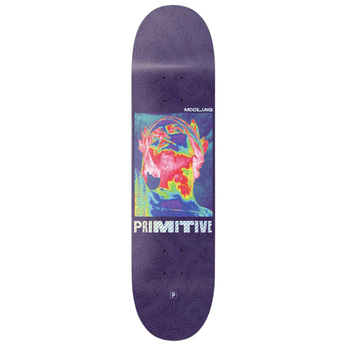 Primitive McClung Olympus Skateboard Deck - Purple - 8.00"