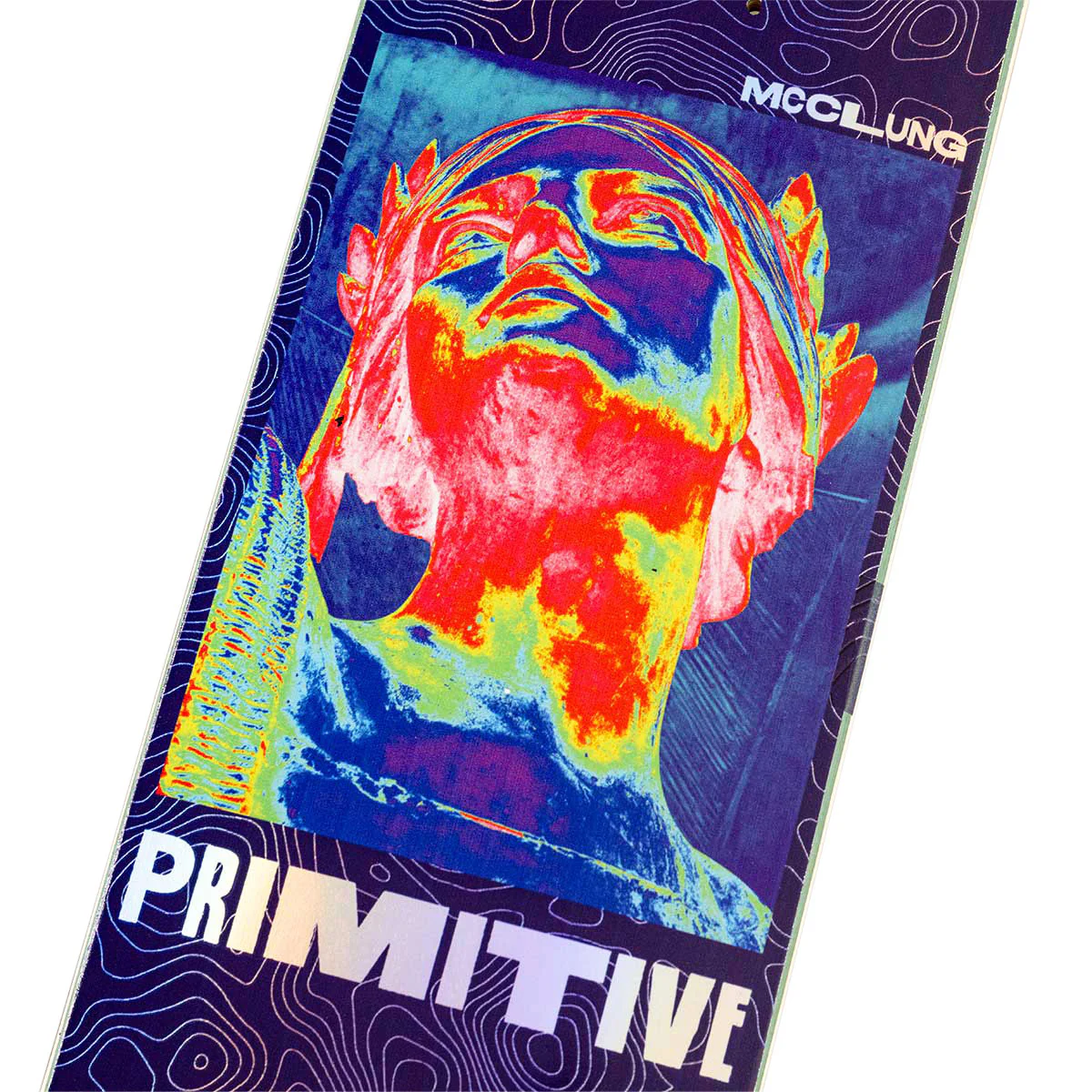 Primitive McClung Olympus Skateboard Deck - Purple - 8.00" - Image 3