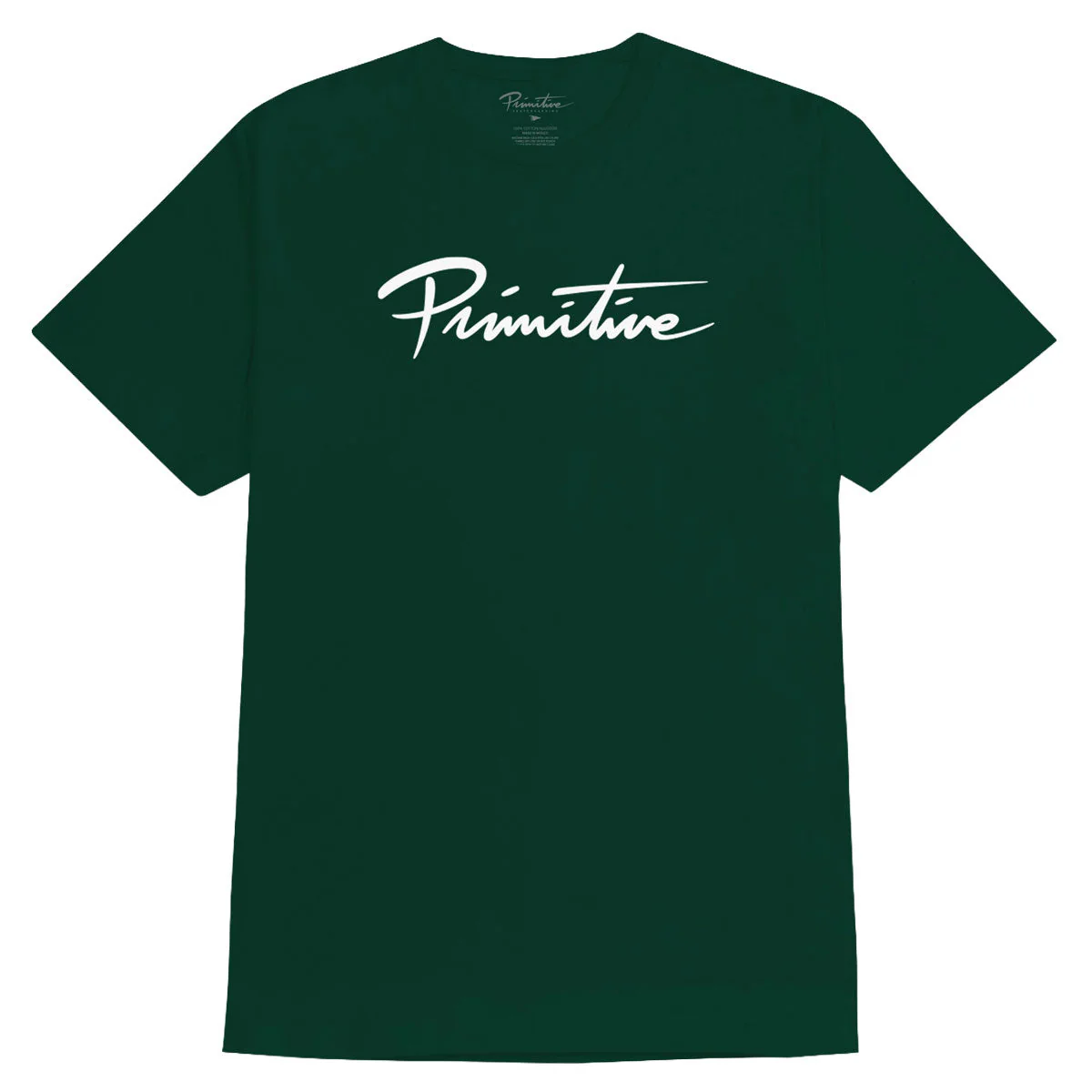 Primitive Nuevo Script T-Shirt - Forest Green