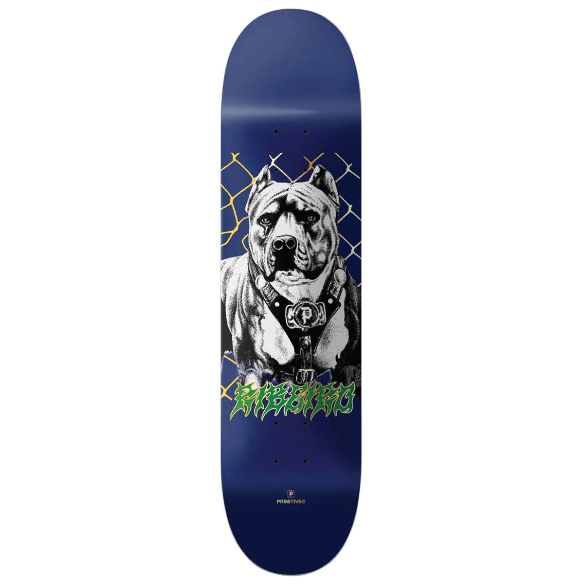 Primitive Ribeiro Vic Skateboard Deck - Navy - 8.38"
