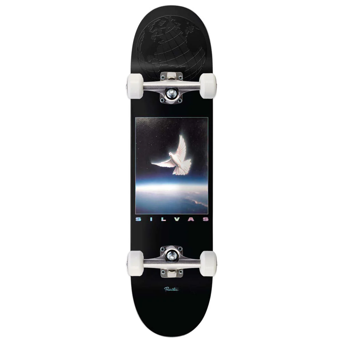 Primitive Silvas Above Skateboard Complete - Black - 8.25"