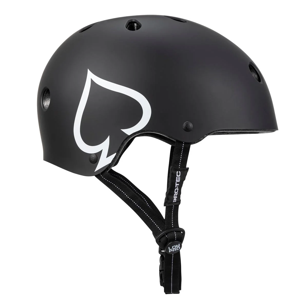 Pro-Tec Low Pro Helmet - Black Matte - Image 2